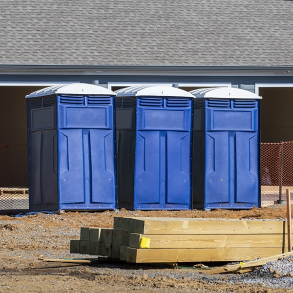 is there a specific order in which to place multiple portable restrooms in Granby Connecticut